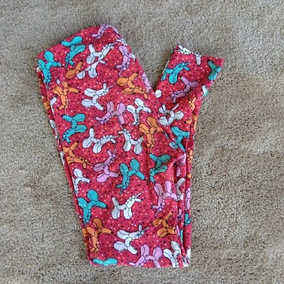 LuLaRoe Pants - LulaRoe Balloon Unicorn Tall And Curvy Leggins